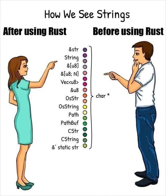 Rust String Handling Meme
